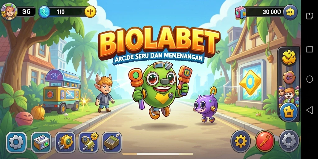 Tampilan gameplay seru dari BIOLABET dengan berbagai tantangan menarik.