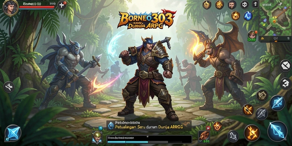 Tangkapan layar menampilkan aksi seru dalam gameplay ARPG.
