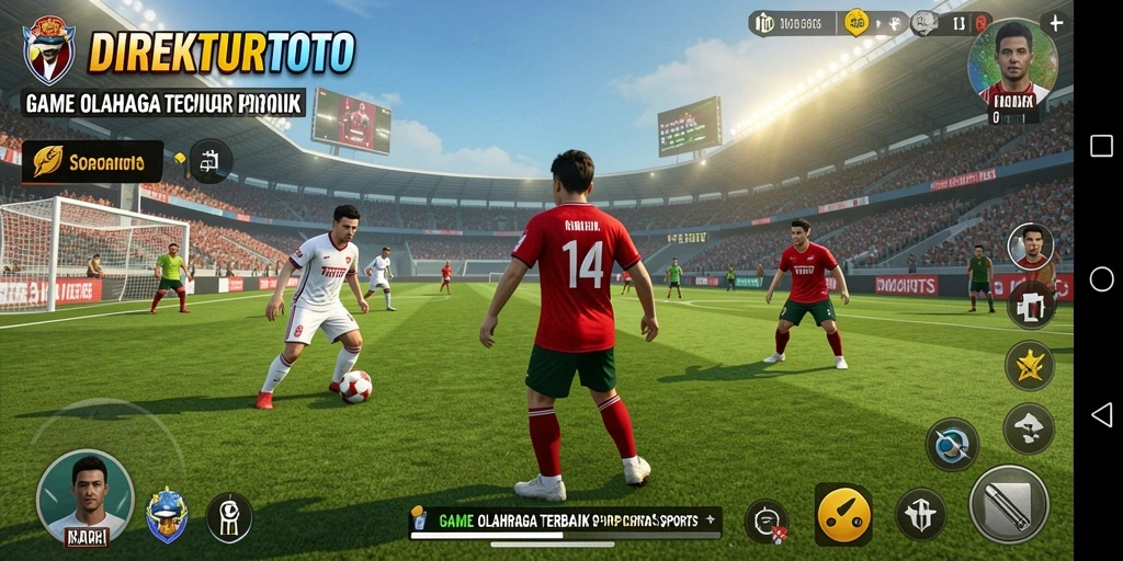 Tampilan gameplay menarik dan menegangkan dari DIREKTURTOTO.
