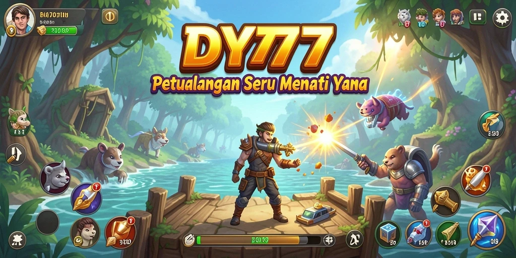 Tampilan gameplay DY777 dengan petualangan yang mendebarkan.