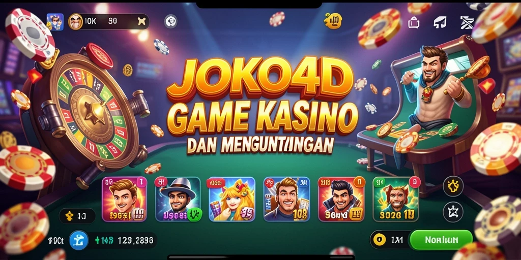 Screenshot JOKO4D yang menampilkan gameplay Kasino yang mengasyikkan.